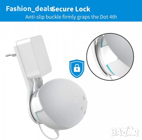 Нова стойка / държач за стена смарт интелигентна колонка Dot (4th Gen), снимка 3 - Други - 34870051
