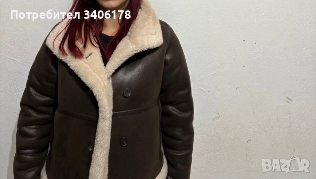 Зимно яке кафяво, снимка 3 - Якета - 52529955