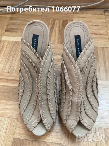 Дамски чехли на ток Zara