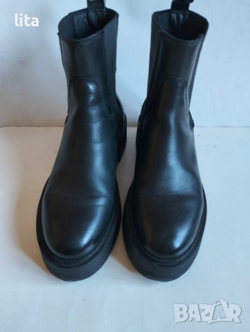 Кожени боти LAST STUDIO Размер 39, снимка 3 - Дамски боти - 43338163