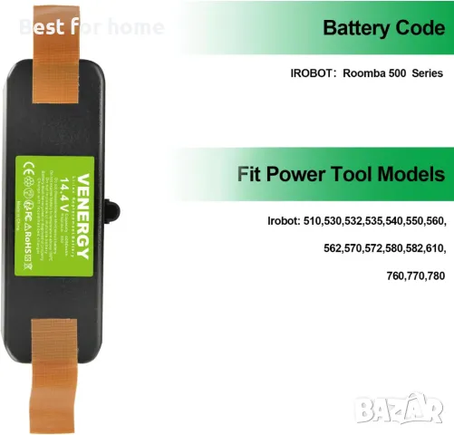 Irobot Roomba батерия 14.4V 4050mAh Li-ION, снимка 4 - Прахосмукачки - 47445699