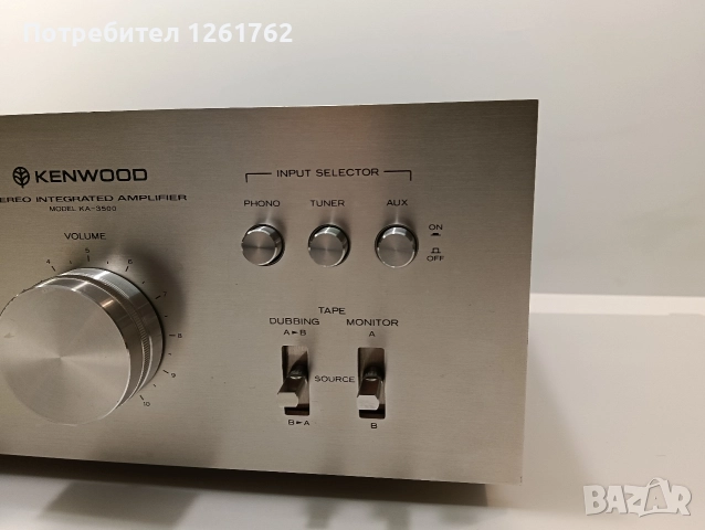 Kenwood KA-3500 , снимка 3 - Ресийвъри, усилватели, смесителни пултове - 52887316