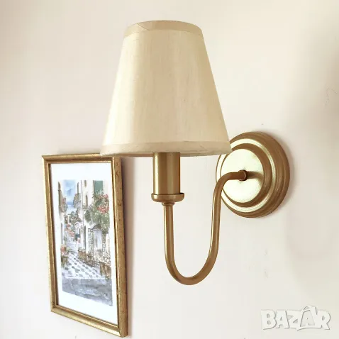 Класически  модерен метален полилей с 5 рамена, със стъклени абажури ,модерна лампа,осветление, снимка 5 - Полилеи - 47676718