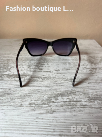 Черни слънчеви очила тип пеперуда 😎, снимка 4 - Слънчеви и диоптрични очила - 44906581