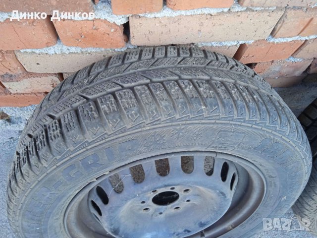 Зимни гуми Semperit 185/65R14 със стоманени джанти, снимка 6 - Гуми и джанти - 43633253