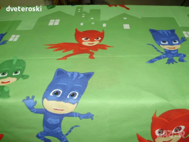 Спално бельо хасе с анимационни герои Уинкс, PJ Masks, Бен Тен..., снимка 13 - Спално бельо и завивки - 13636250