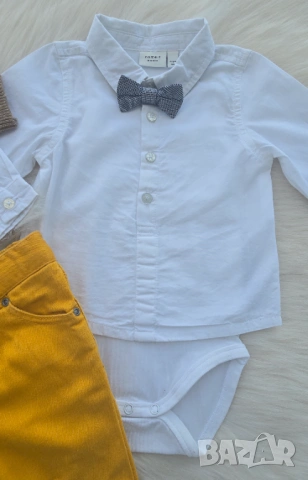 Детски комплект H&M 4 части размер 3-6 месеца, снимка 3 - Комплекти за бебе - 53519006
