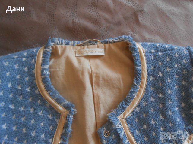 Детско сако на фирма  Ceremony  by wojcik 128 см , снимка 5 - Детски якета и елеци - 26840943