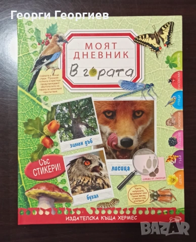 Моят дневник: В гората (със стикери)