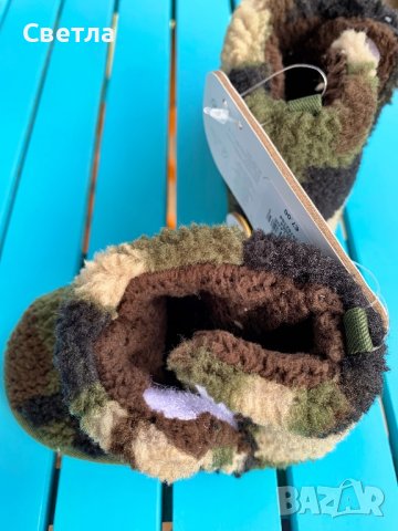 Бебешки високи пантофи 9-12 месеца, снимка 3 - Бебешки обувки - 39941915