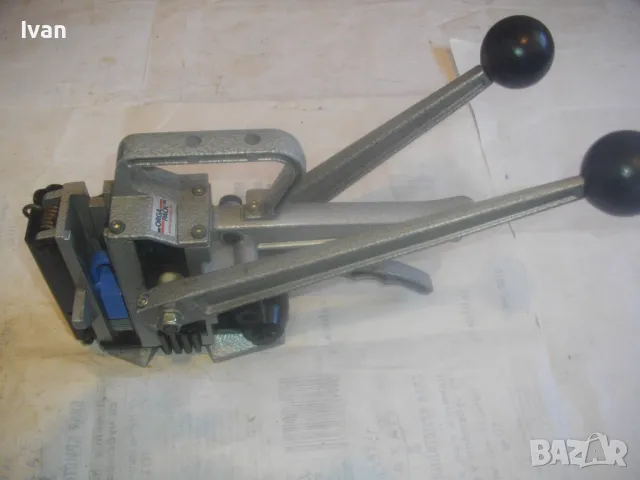 НОВА ШВЕЙЦАРСКА РЪЧНА МАШИНА ЗА ОПАКОВАНЕ С МЕТАЛНА ЛЕНТА РЪЧЕН ЧЕМБЕР ВИСОК КЛАС ORGA PACK