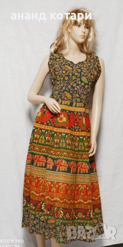 Индийска памучна рокля ”Мандала”, снимка 14 - Рокли - 22910220