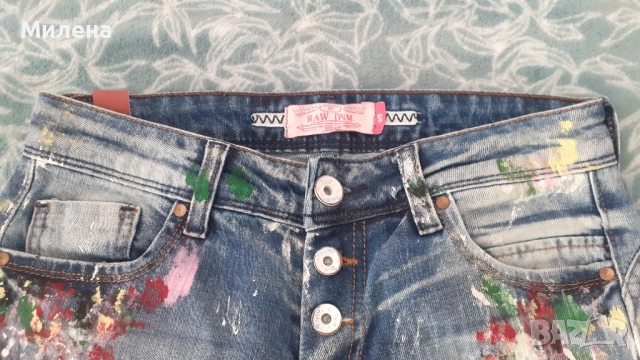 Дънки RAW, размер S, снимка 4 - Дънки - 52224961