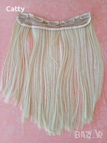 Изкуствени кичури за коса , снимка 4 - Аксесоари за коса - 52258515
