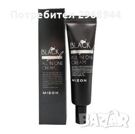 MIZON - Black Snail All In One Cream тубичка [Renewed] 35ml, корейска 