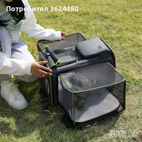 Чанта с голям капацитет-ЗА ПРЕНАСЯНЕ НА ДОМАШНИ ЛЮБИМЦИ