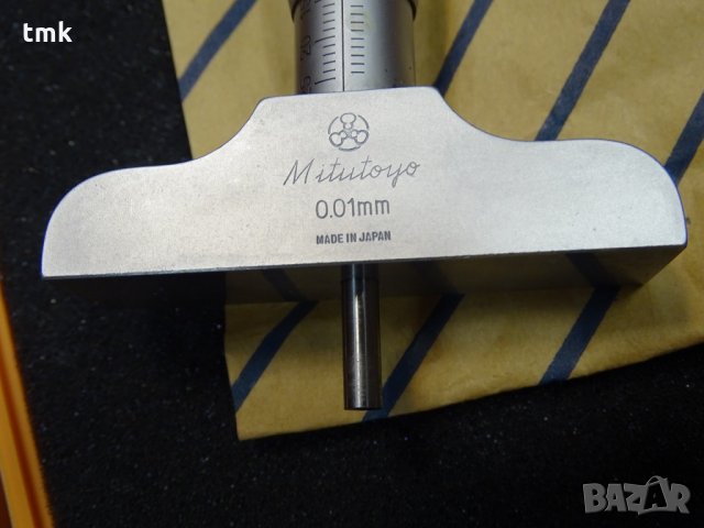 микрометър дълбокомер Mitutoyo 129-111, 129-112, 0-100mm, 0-150mm, снимка 8 - Други машини и части - 35403626