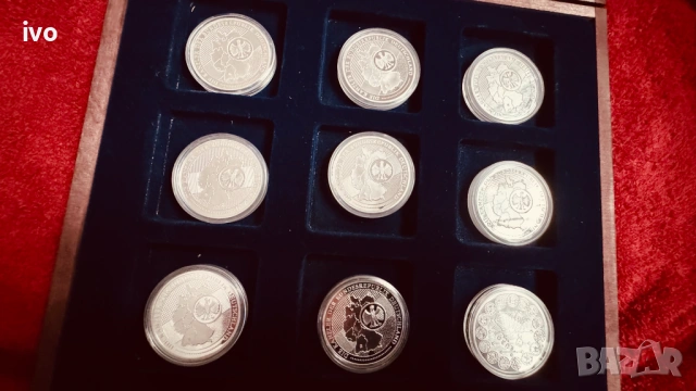 Немски канслери, посребрени медали, снимка 7 - Антикварни и старинни предмети - 50107701