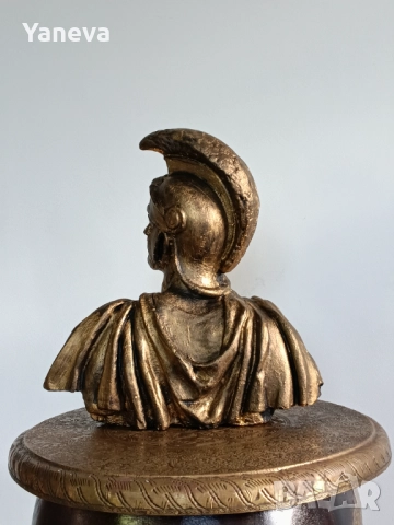 Центурион, авторска скулптура, бюст на рилски воин. , снимка 3 - Статуетки - 52852553