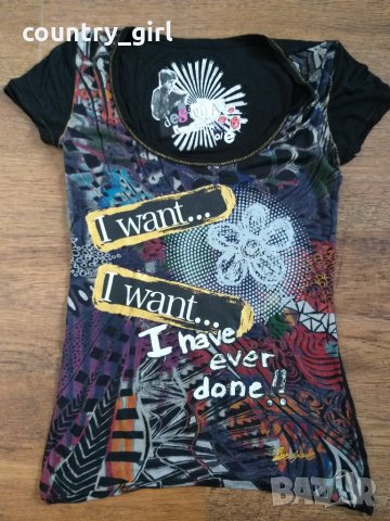 desigual - страхотна дамска тениска , снимка 4 - Тениски - 28924631