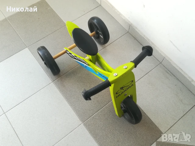 -40% HUDORA 2-в-1 дървен балансиращ велосипед и триколка, снимка 3 - Велосипеди - 50497693