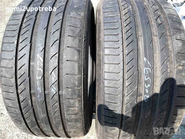 265/30/20 Continental SportContact6 Дот 2022г 5мм RO1 Audi, снимка 1
