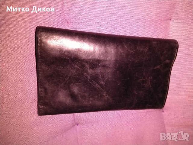 Портфейл Д -165х100 мм-естествена кожа, снимка 2 - Портфейли, портмонета - 27081547