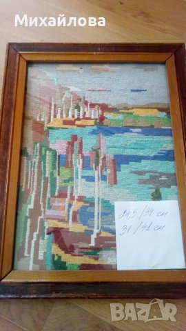 Гоблен"Абстракция" -уникат, снимка 5 - Гоблени - 40466478