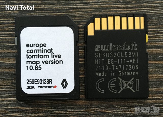 2024 RENAULT SD Card Carminat TOMTOM LIVE 11.05 Europa Навигационна Сд Карта, снимка 8 - Навигация за кола - 33075796