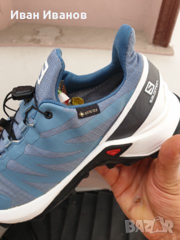 туристически обувки за бягане Salomon SuperCross Gore-Tex GTX  номер 40,5, снимка 10 - Други - 37320587