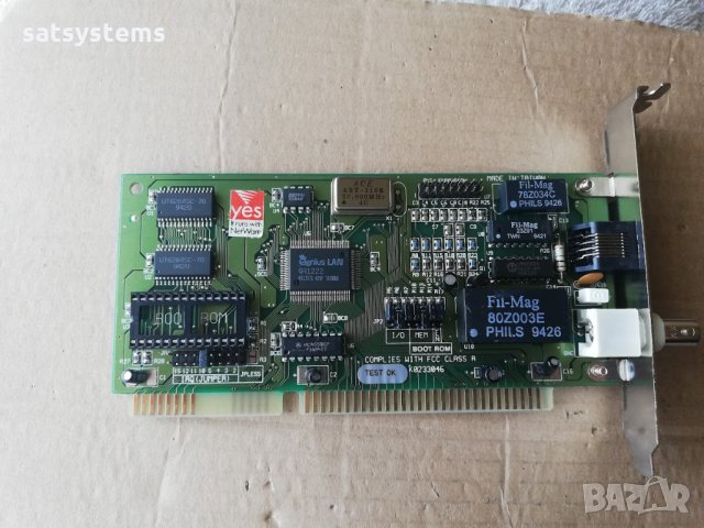 Genius LAN GR1222 16-bit ISA Network Adapter NIC Card, снимка 1