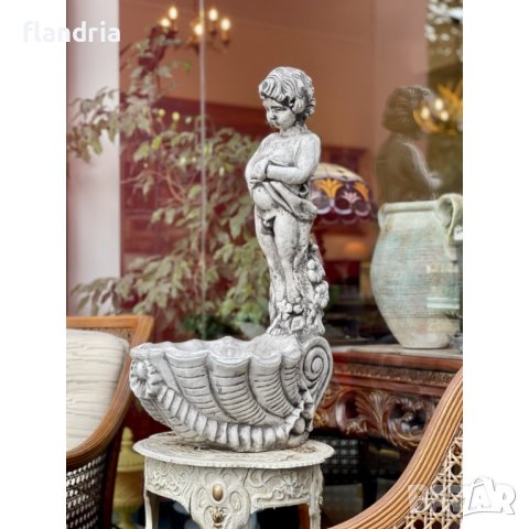 Статуетка шадраван "Рококо", снимка 2 - Градински мебели, декорация  - 44064799