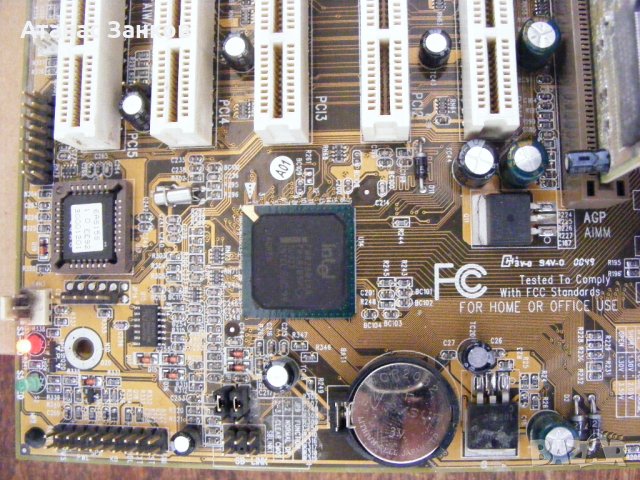 Ретро дънна платка Acorp 370 6A815s с процесор, снимка 8 - Дънни платки - 37584480