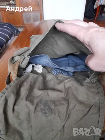 Стара торба от противогаз #3, снимка 5 - Антикварни и старинни предмети - 49335968