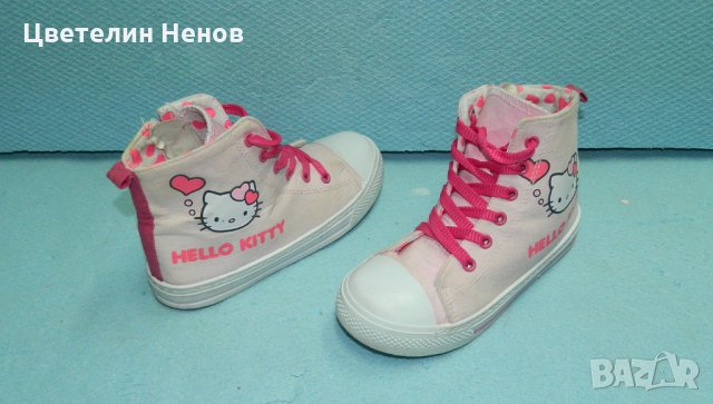 платнени кецове  HELLO KITTY  номер 31, снимка 3 - Детски маратонки - 28617207