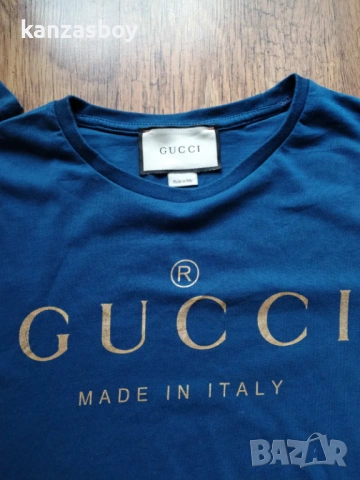 Gucci - страхотна мъжка блуза ХЛ, снимка 2 - Блузи - 53470635