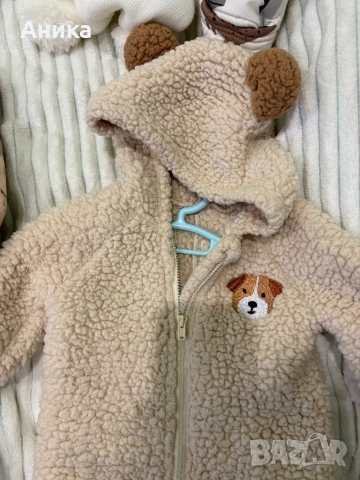 Пухкав зимен бебешки гащеризон, снимка 2 - Бебешки гащеризони - 53556721