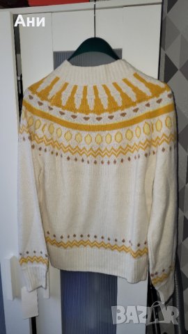 Оригинален пуловер, снимка 2 - Блузи с дълъг ръкав и пуловери - 43502741