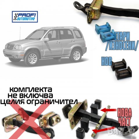 РЕМОНТНИ КОМПЛЕКТИ - ОГРАНИЧИТЕЛ ВРАТА SUZUKI VITARA / GRAND VITARA / SWIFT / IGNIS