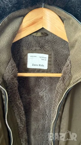 Zara топло зимно яке, 13-14 г., снимка 3 - Детски якета и елеци - 47576264