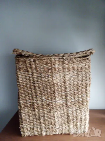 Кош плетен морска трева, снимка 3 - Декорация за дома - 48345019
