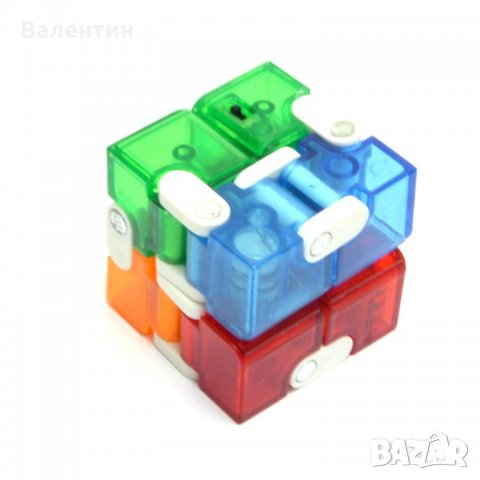 Антистрес фигура - светещ безкраен куб, снимка 1 - Образователни игри - 33330100