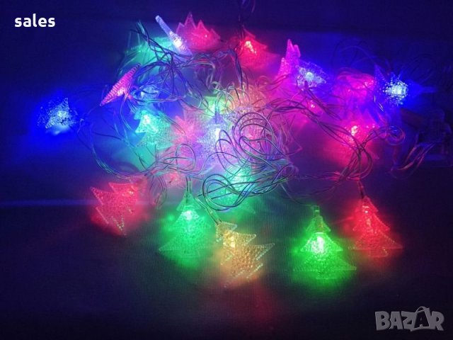 Коледни LED светлини, елхички, снимка 2 - Други стоки за дома - 27057973