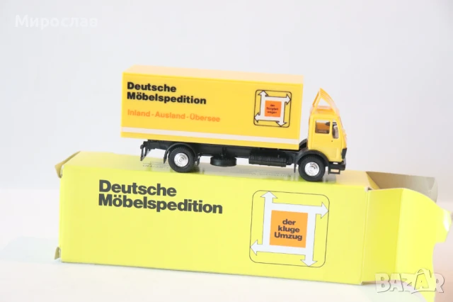 HERPA H0 1/87 MERCEDES BENZ КАМИОН МОДЕЛ КОЛИЧКА, снимка 2 - Колекции - 50523775