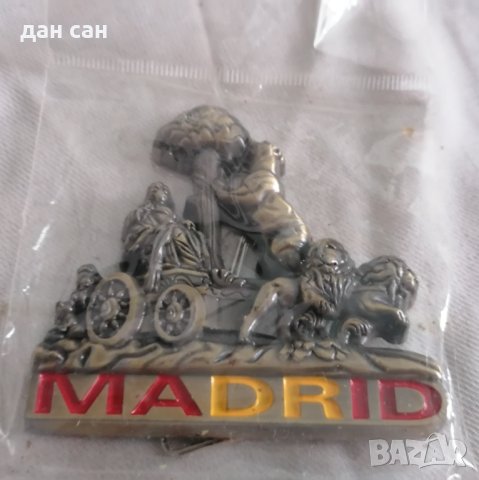 Нов метален магнит сувенир Мадрид