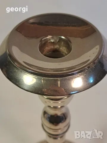 метален иноксов свещник 6/5, снимка 3 - Декорация за дома - 49324543