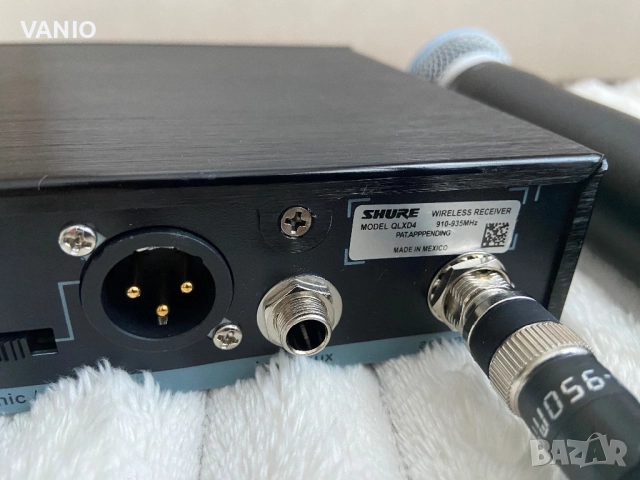 Shure QLXD24/B58 Digital Wireless Handheld Microphone System Made In Mexico, снимка 7 - Други - 52828208