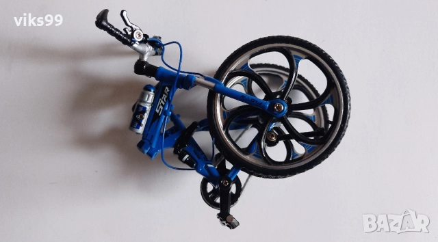 Mini 1:10 Alloy Bicycle Model Metal Finger Mountain Bike, снимка 5 - Колекции - 52936226