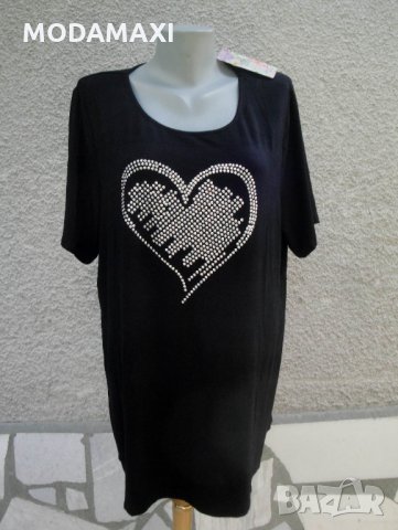  3XL Нова блуза сърце от капси 