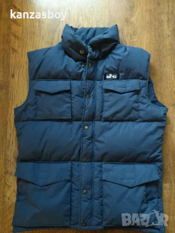 Elho Vintage Skiwear Down Puffer Red Men's Vest, SIZE 46/С - страхотен пухен елек , снимка 5 - Други - 48456739